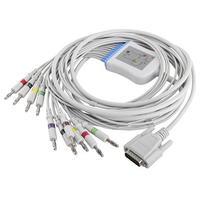 Conector do IEC 4.0Banana do cabo SE-3, SE-12 01.57.107048 do ECG de Edan e dos Leadwires