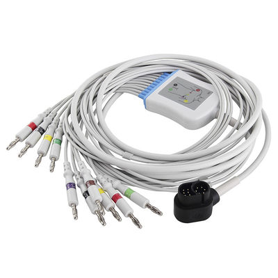 Welch Allyn Ecg Cable Model: 1500 IEC 4.0Banana do cabo e dos Leadwires de RE-PC-AHA-BAN ECG