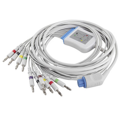 Conector do IEC 4.0Banana do cabo e dos Leadwires do ECG do Datex