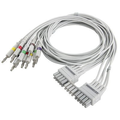 Leadwires de Mortara ECG 9293-041-50 Leadwires do ECG da banana do IEC 4,0