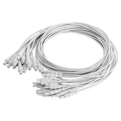 A ligação de GE CAM 14 ECG prende 420101-002 Leadwires do ECG da banana do IEC 4,0