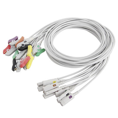 A ligação ECG dos Leadwires 10 de CONMED ECG cabografa Leadwires do ECG do grabber do IEC 4,0