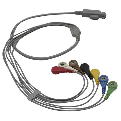 Tipo velho pressão do IEC da ligação do cabo de JincoMed e dos Leadwires 10 de Holter ECG