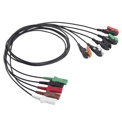 Leadwires translúcidos de Radiatransparent ECG do conector do fio LL do rádio de LL