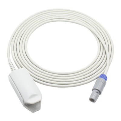 grampo adulto reusável 6Pin do dedo do sensor SpO2 3F IRIS300 Phoene PM8300 de 3.00M TPU