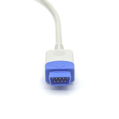 Ponta de prova I4 de Pin Adult Finger Clip SpO2 do sensor 9 da tecnologia TS-F-D SpO2 de Ohmeda OxyTip TruSignal do Datex de GE com módulos das E-séries