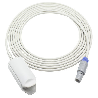 Ponta de prova reusável do sensor SpO2 MCF-21L DK-8000D DK-8000L 6 Pin Adult Finger Clip SpO2 de Adecon