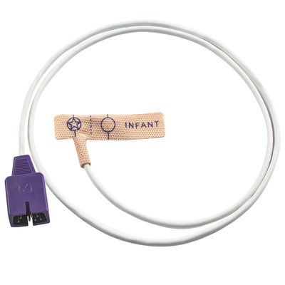 Ponta de prova SpO2 descartável adulta da tela de estiramento da pele do Neonate do sensor Spo2 DB9 7pin N25 N200 NPB 4000 de N-ellcor descartáveis