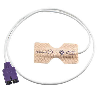 Ponta de prova SpO2 descartável adulta da tela de estiramento da pele do Neonate do sensor Spo2 DB9 7pin N25 N200 NPB 4000 de N-ellcor descartáveis