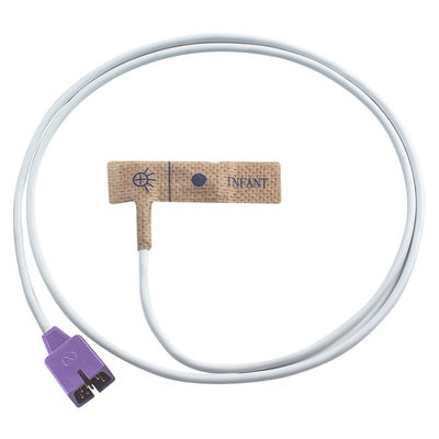 Ponta de prova SpO2 descartável descartável da tela de tecelagem não do adulto do sensor SpO2 N150 NPB 290 de N-ellcor DB9 7pin D25