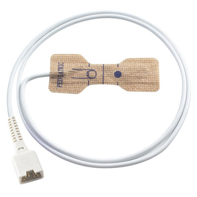 Novametrix 512 513 Sensor SpO2 descartável de 6 pinos 710 715 Tecido não tecido para adultos