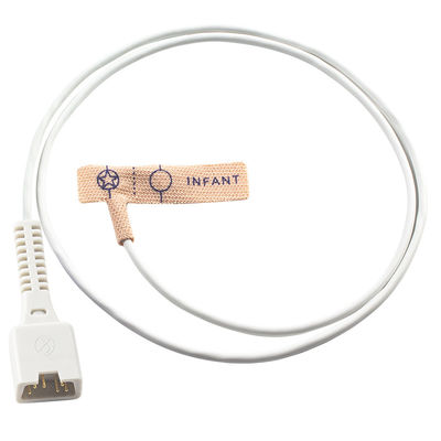 Novametrix 512 MARS Sensor de SpO2 descartável de 6 pinos 710 715 adulto Estiramento da pele do recém-nascido Tecido Sonda descartável de SpO2