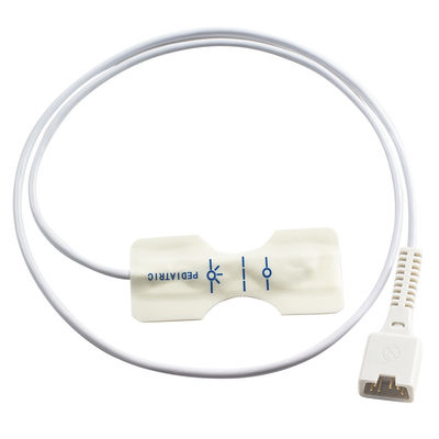 Novametrix 513 710 6pin ponta de prova descartável SpO2 da espuma branca pediatra descartável de MARTE do sensor 715 SpO2