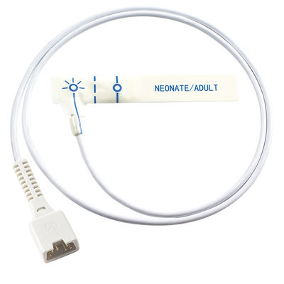 Novametrix 513 710 6pin ponta de prova descartável SpO2 da espuma branca pediatra descartável de MARTE do sensor 715 SpO2
