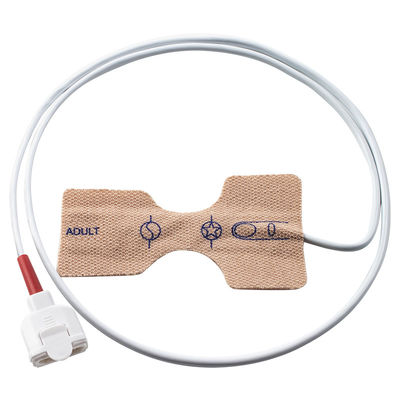 Tela de estiramento vermelha da pele da série 11pin do sensor SpO2 descartável de for M-asi-mo