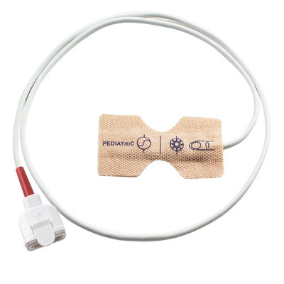 Tela de estiramento vermelha da pele da série 11pin do sensor SpO2 descartável de for M-asi-mo
