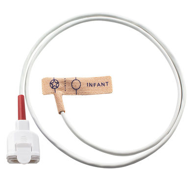Tela de estiramento vermelha da pele da série 11pin do sensor SpO2 descartável de for M-asi-mo
