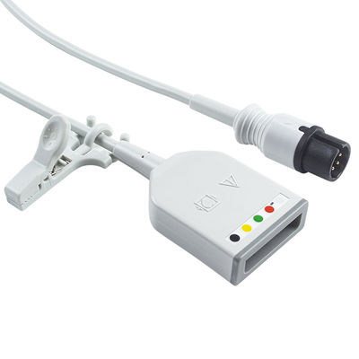 Cabo do cabo AAMI 6Pin ECG de Mindray 0012-00-1255-01 TPU ECG Trunck