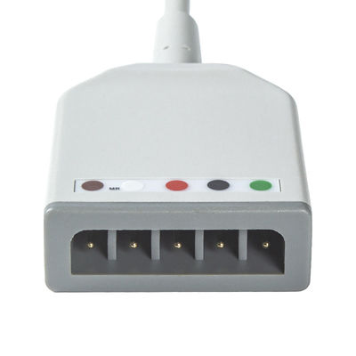 Cabo do cabo AAMI 6Pin ECG de Mindray 0012-00-1255-01 TPU ECG Trunck