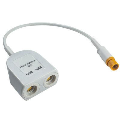 Cabos duplo compatível do transdutor da pressão sanguínea da extensão do pino do cabo 7 do adaptador de Siemens Drager IBP 7 ao pino IBP