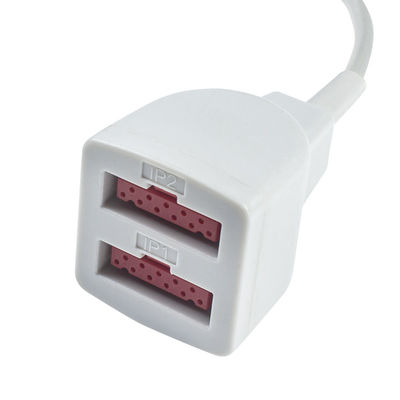 GE Marquette 	Cabo de extensão duplo do transdutor 2103966-001 11pin do cabo 2005772-001 do adaptador de IBP