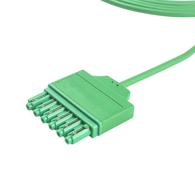 Cabo Adaptador de Tronco ECG Sie-me-ns Draeger MS16256 6 Vias Cabo de Extensão de Tronco ECG Drager Conector de Pino Único