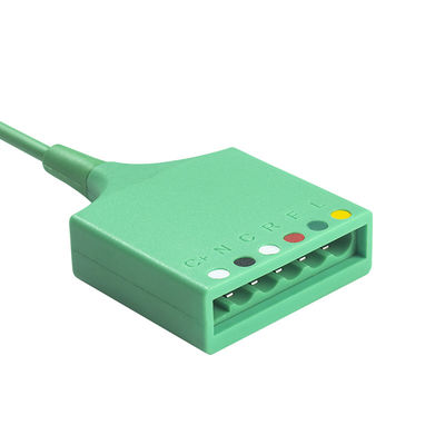 Cabo Adaptador de Tronco ECG Sie-me-ns Draeger MS16256 6 Vias Cabo de Extensão de Tronco ECG Drager Conector de Pino Único