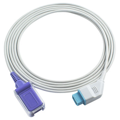 Cabo de extensão do adaptador do cabo 14Pin SpO2 do sensor do Oxi-max SpO2 de Nihon Kohden JL-650P N-ellcor
