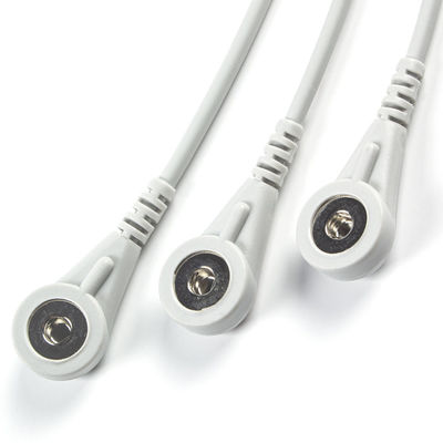Kontron 125 128 cabo do cabo de VSM510 ECG e do Pin Connector ECG da pressão 7 dos Leadwires 3Lead AHA