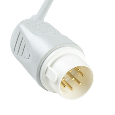 Cabo da pressão ECG dos cabos e dos Leadwires 3Lead M1735A da Philips 8Pin ECG