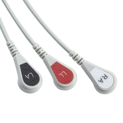 Cabo da pressão ECG dos cabos e dos Leadwires 3Lead M1735A da Philips 8Pin ECG