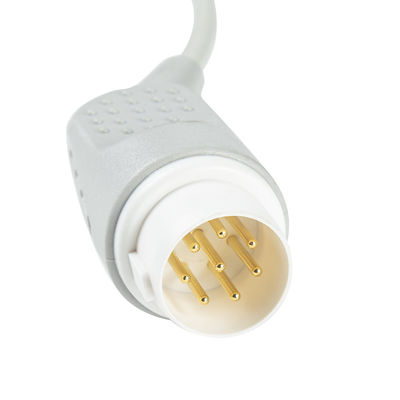 Cabo do cabo 8Pin 3Lead ECG do tronco da Philips ECG aos Leadwires do ruído