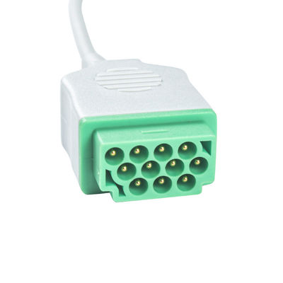 Cabo do conector ECG da pressão 11pin do IEC da ligação dos cabos e dos Leadwires 5 de GE Marquette CBM-05NA-10AS-0001 ECG