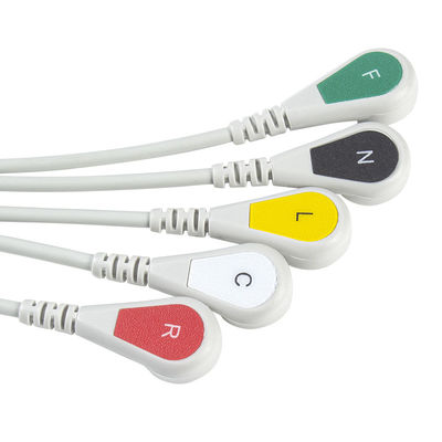 Cabo do conector ECG da pressão 11pin do IEC da ligação dos cabos e dos Leadwires 5 de GE Marquette CBM-05NA-10AS-0001 ECG