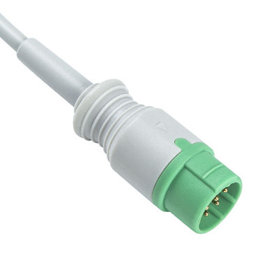 Cabo de Pin Connector ECG do grampo 12 do IEC do cabo de Mennen ECG e da ligação dos Leadwires 5