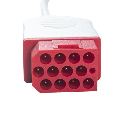 Os cabos e os Leadwires novos da ligação ECG de Bionet BM3 BM5 BM7 5 agarram o pino do IEC 12 do cabo de ECG
