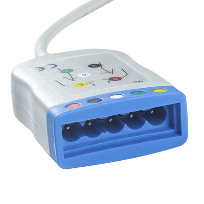 Datascope/Maquet/Getinge 12 Pins ECG Trunk Cable para ECG 5 Lead Cable IEC AHA Single Pin ECG Leadwires
