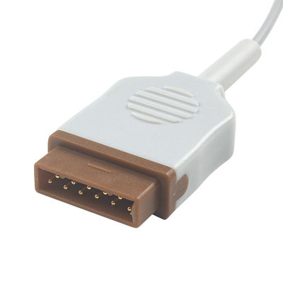 A ponta de prova da temperatura cabografa cuidados médicos Marquette Temperature Adapter Cable que de GE B650 precipitam 4000 SOLARES