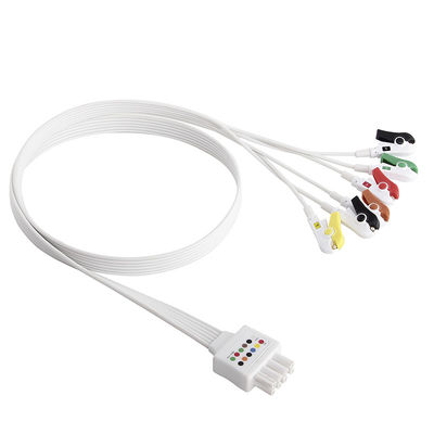 Leadwire descartável compatível DLP-06-BF-MXAN-0100 de Nihon Kohden ECG