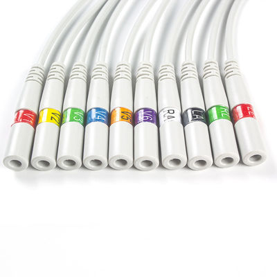 Banana das peças de ECG para agarrar o conector do elétrodo dos adaptadores 9281-002-50 4mm ECG da trança do adaptador de ECG