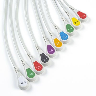 Banana das peças de ECG para agarrar o conector do elétrodo dos adaptadores 9281-002-50 4mm ECG da trança do adaptador de ECG
