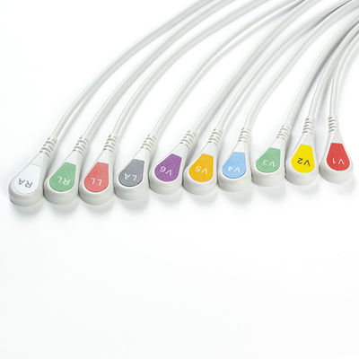 Banana das peças de ECG para agarrar o conector do elétrodo dos adaptadores 9281-002-50 4mm ECG da trança do adaptador de ECG
