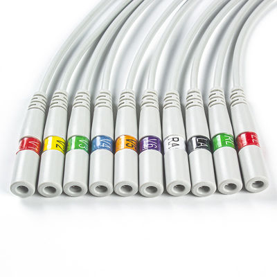 Banana das peças de ECG para agarrar o conector do elétrodo dos adaptadores 9281-002-50 4mm ECG da trança do adaptador de ECG