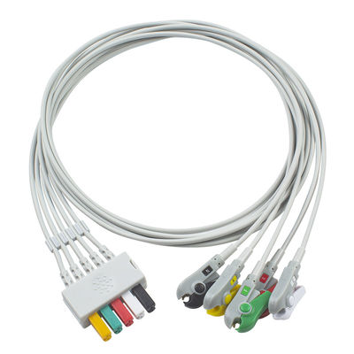 Cabo destacável de S-iemens/Leadwire 5Lead ECG de Drager 5956359 MP03414 ECG