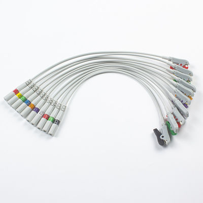 Pressão dos adaptadores 989803101701 40498E 4.00MM ECG da trança das peças de ECG ao adaptador de tomada da banana