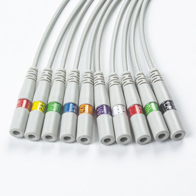 Pressão dos adaptadores 989803101701 40498E 4.00MM ECG da trança das peças de ECG ao adaptador de tomada da banana