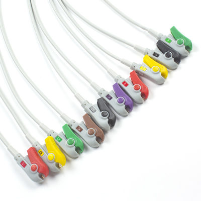 Banana Needle To Clip ECG Adaptador Pigtail Adaptadores 3.00MM IEC ECG Eletrodo Conector