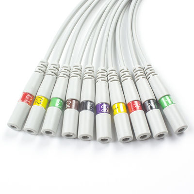 Banana Needle To Clip ECG Adaptador Pigtail Adaptadores 3.00MM IEC ECG Eletrodo Conector