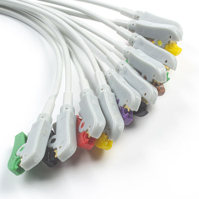 Banana Needle To Clip ECG Adaptador Pigtail Adaptadores 3.00MM IEC ECG Eletrodo Conector