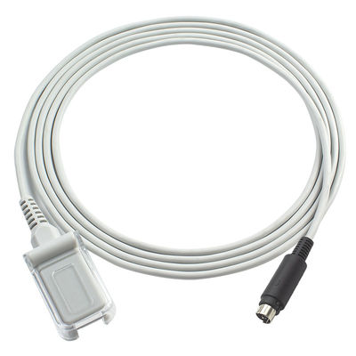 O sensor de Biosys SpO2 cabografa 6 o cabo de extensão 2.4M de Pin To DB9 SpO2 TPU